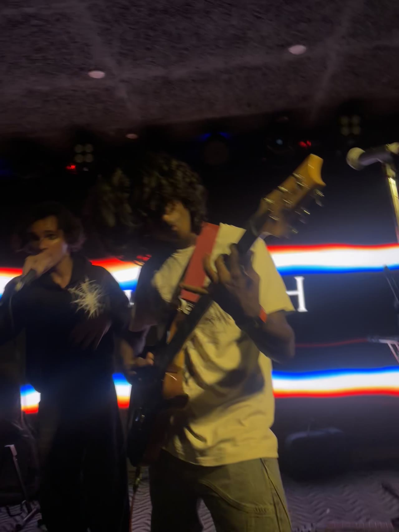 Rehearsal footage